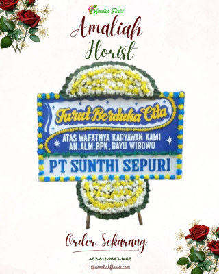 Papan Bunga Duka di Ternate Barat